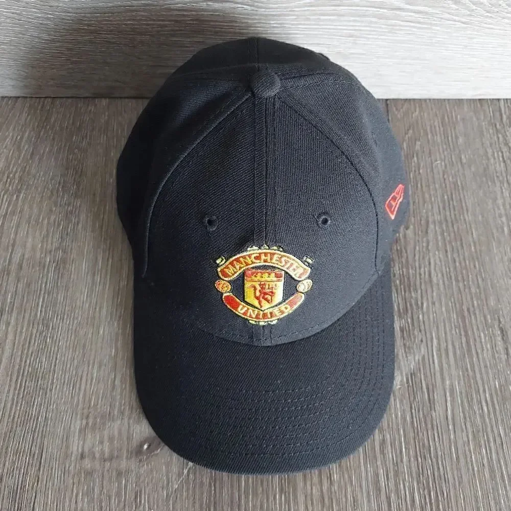 Youth New Era Black Manchester United 9FORTY Adjustable Hat